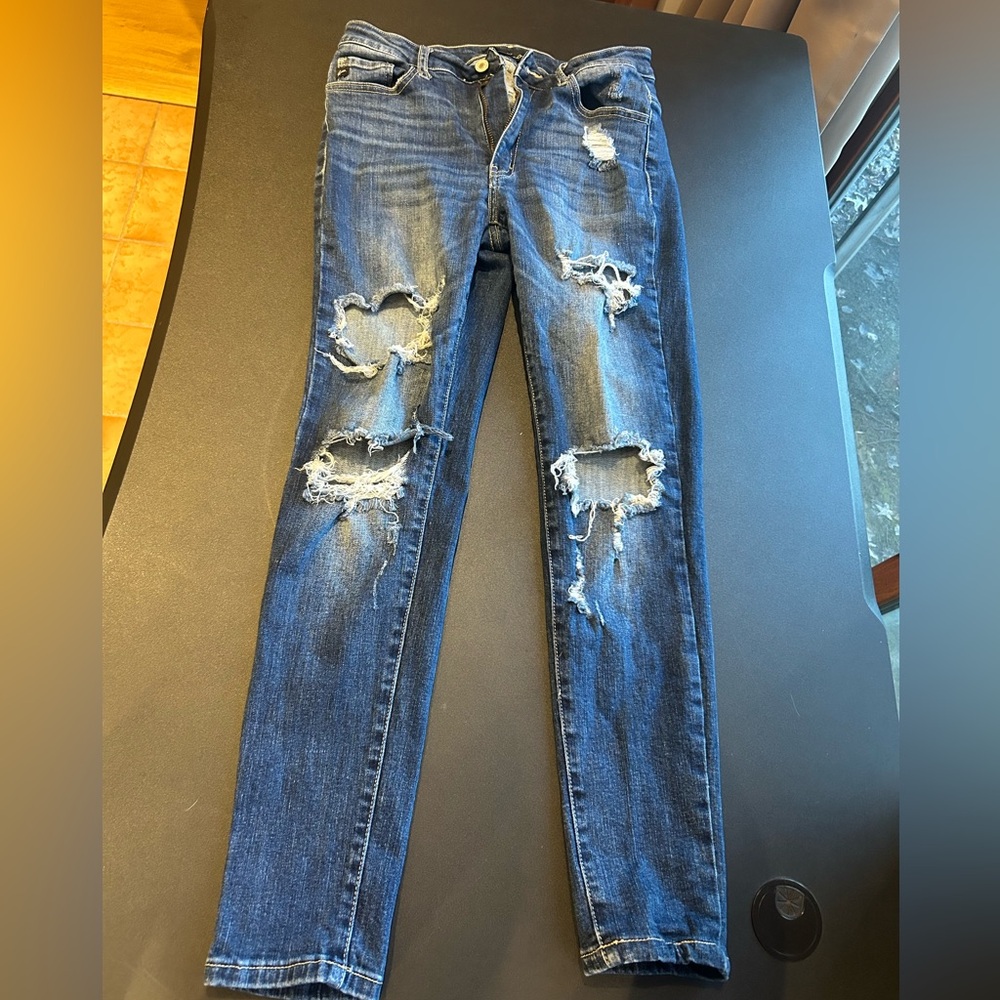 KanCan Distressed Blue Jeans Women Skinny